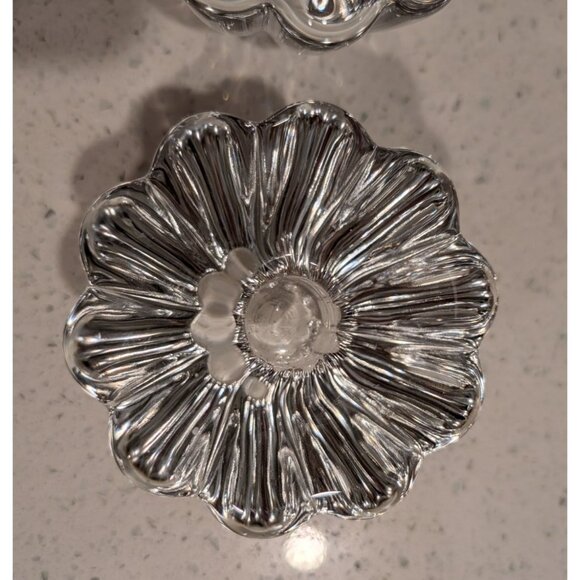 Orrefors Crystal Candle Holders Sven Palmqvist Vintage Stella Pattern - Picture 13 of 16